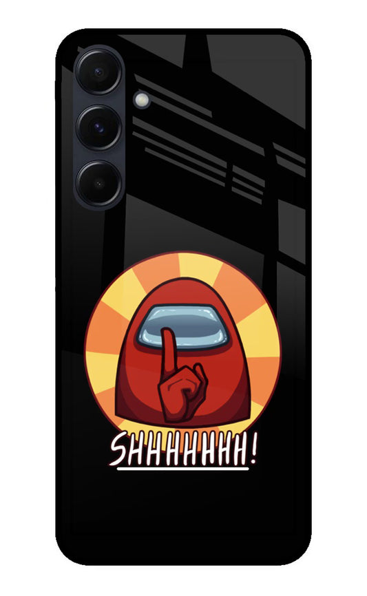 Among Us Shhh! Samsung A35 5G Glass Case