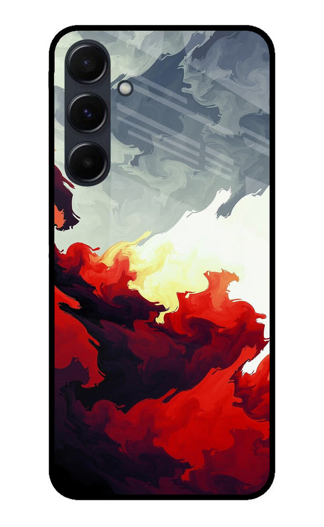 Fire Cloud Samsung A35 5G Glass Case