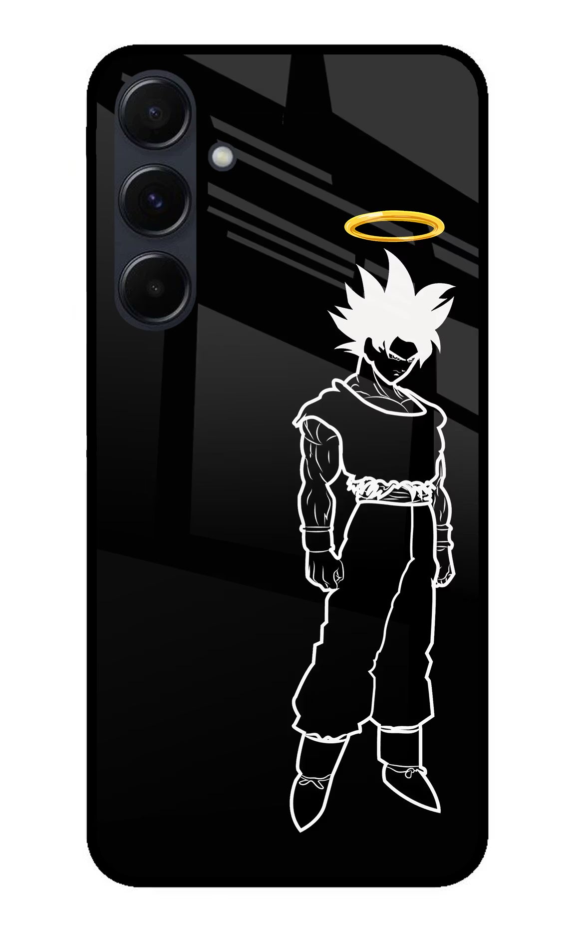 DBS Character Samsung A35 5G Glass Case Back Cover by Casekaro
