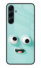 Funny Cartoon Samsung A35 5G Glass Case