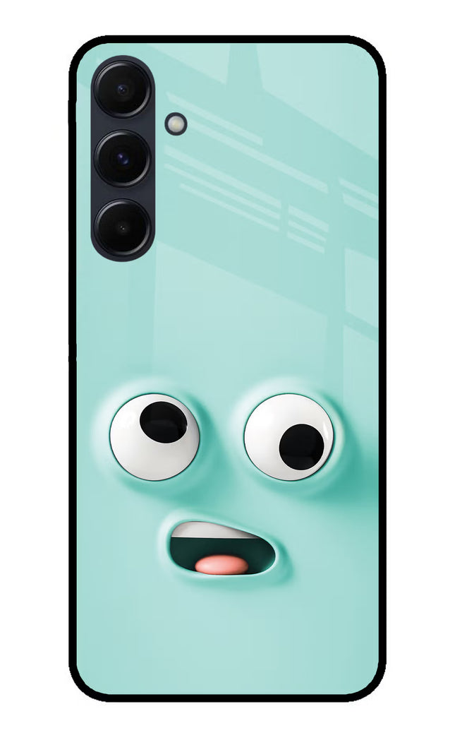 Funny Cartoon Samsung A35 5G Glass Case