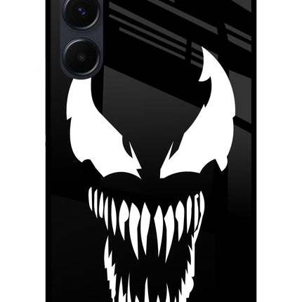 Venom Samsung A35 5G Glass Case Back Cover by Casekaro