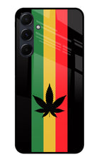 Weed Flag Samsung A35 5G Glass Case