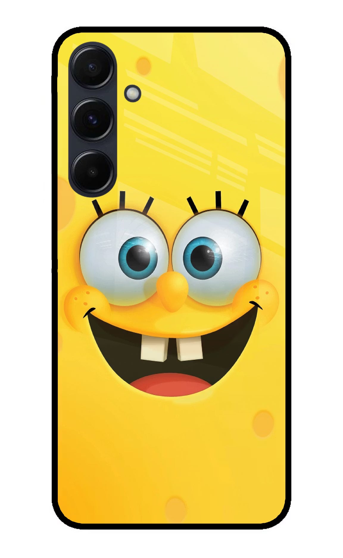 Sponge 1 Samsung A35 5G Glass Case Back Cover by Casekaro