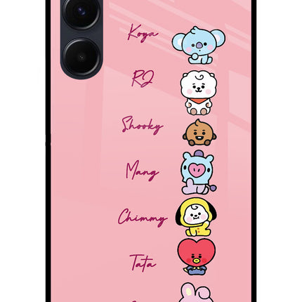 BTS names Samsung A35 5G Glass Case