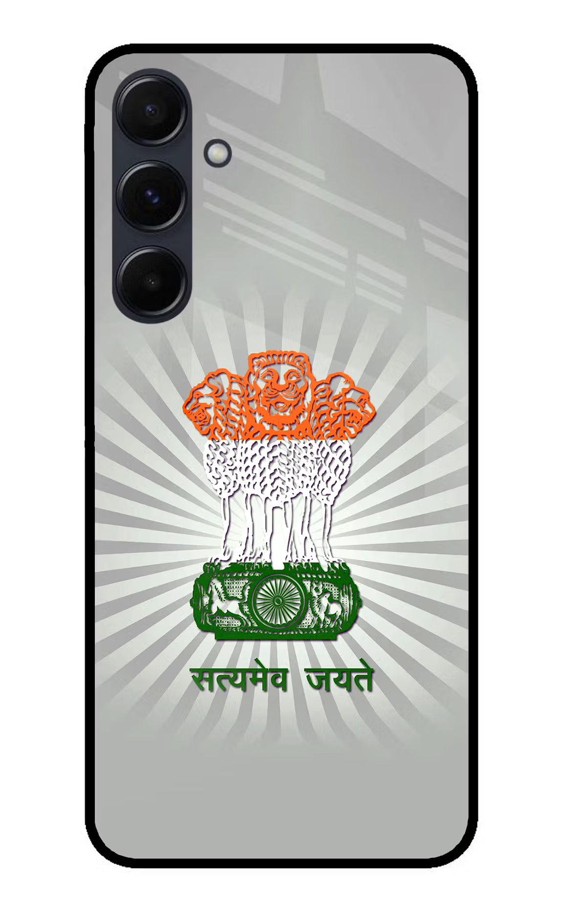 Satyamev Jayate Art Samsung A35 5G Glass Case