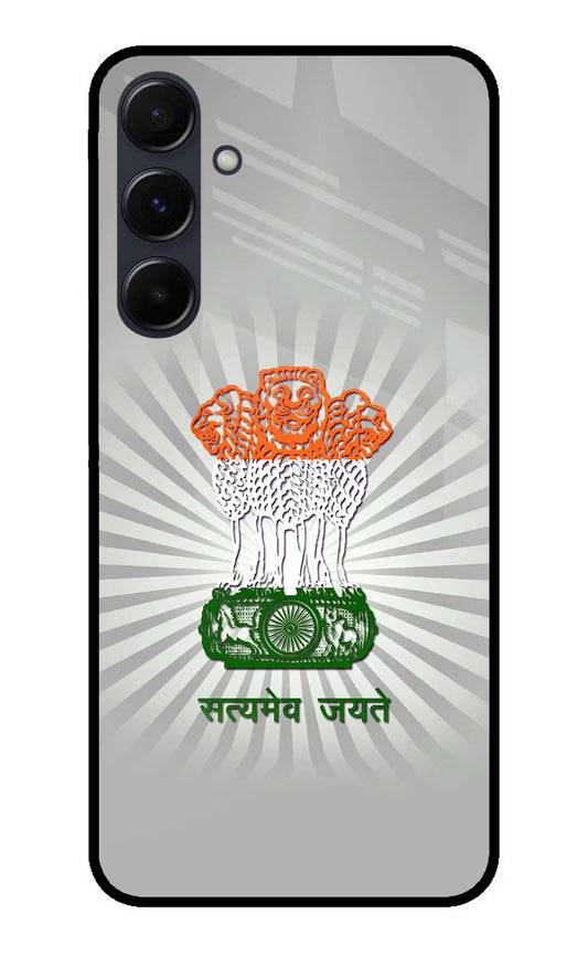 Satyamev Jayate Art Samsung A35 5G Glass Case