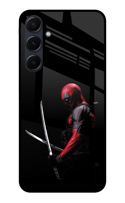 Deadpool Samsung A35 5G Glass Case
