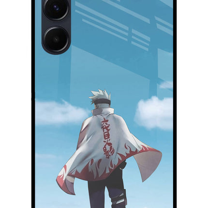 Kakashi Samsung A35 5G Glass Case Back Cover by Casekaro