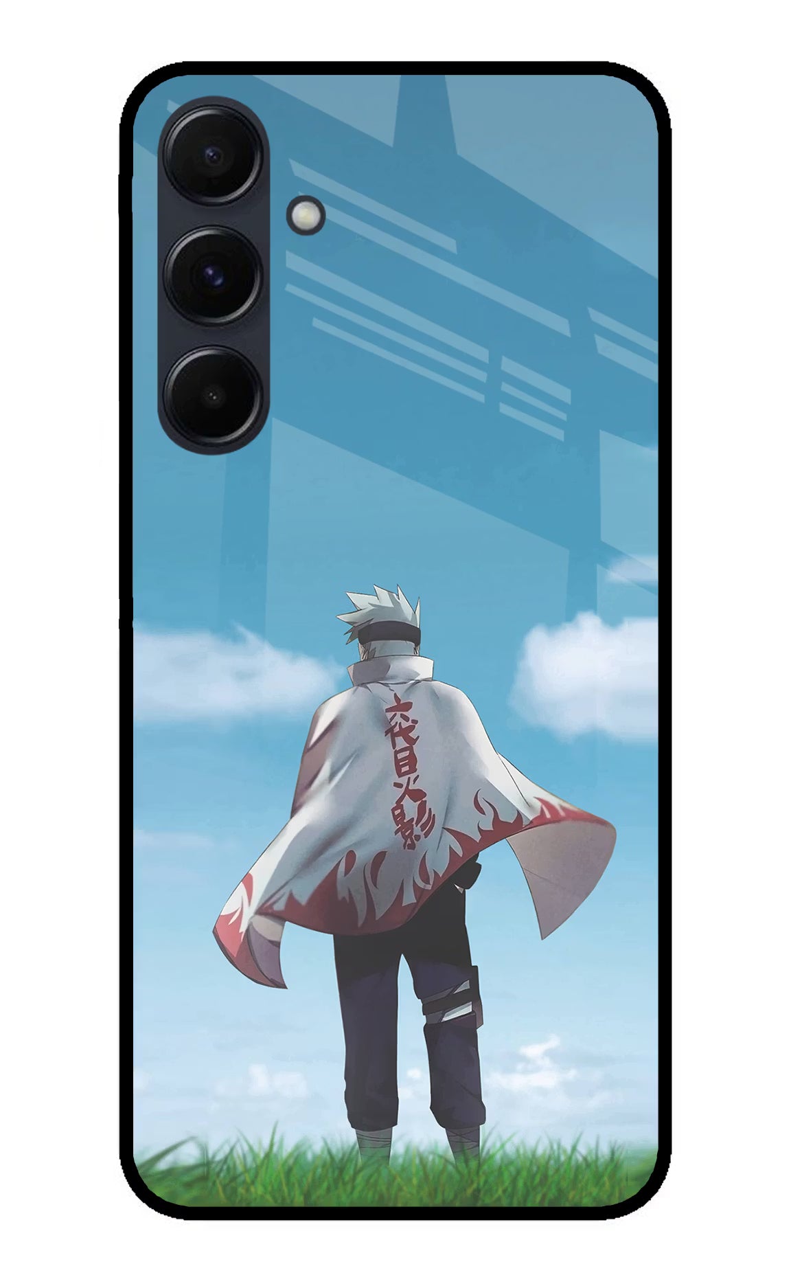 Kakashi Samsung A35 5G Glass Case Back Cover by Casekaro