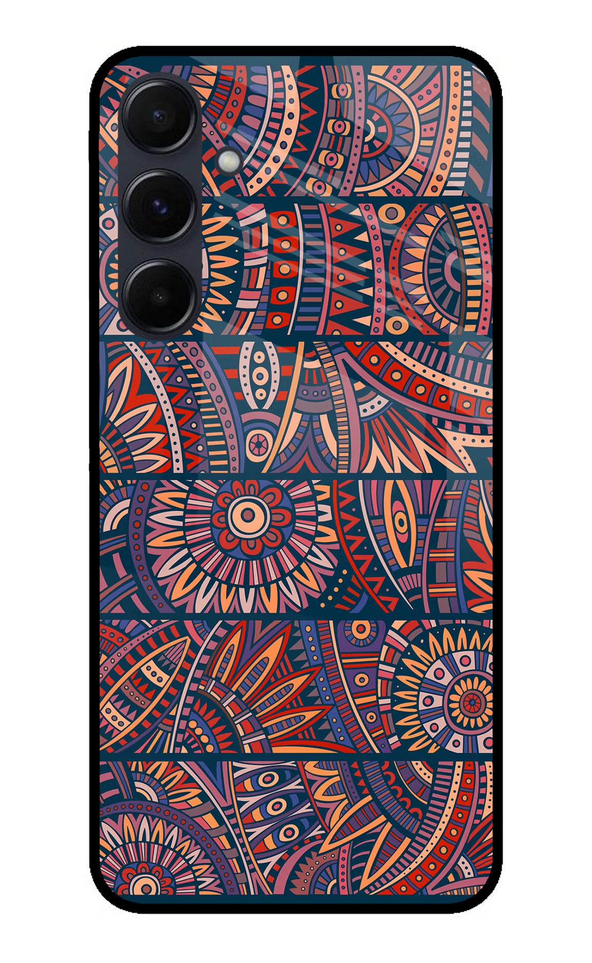 African Culture Design Samsung A35 5G Glass Case Back Cover by Casekaro