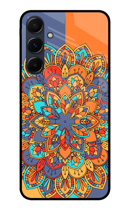 Color Mandala Samsung A35 5G Glass Case