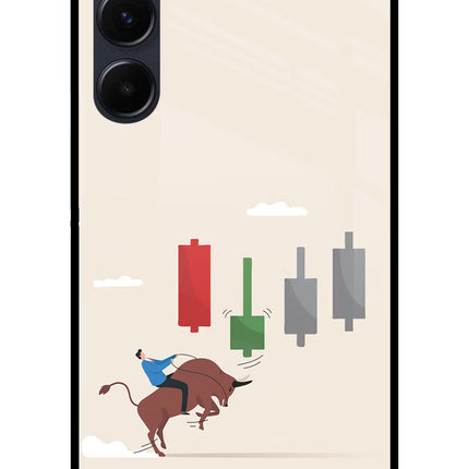Bull Trading Momentum Samsung A35 5G Glass Case