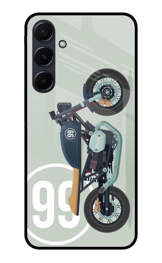 Classic Cafe Racer 99 Samsung A35 5G Glass Case
