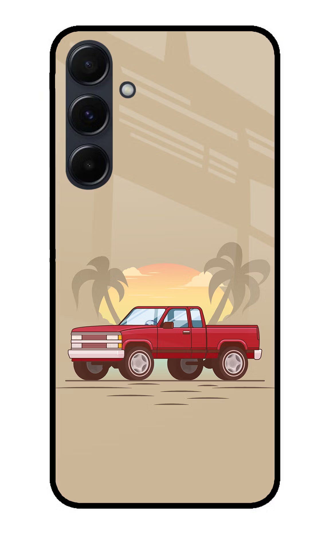 Desert Classic Drive Samsung A35 5G Glass Case