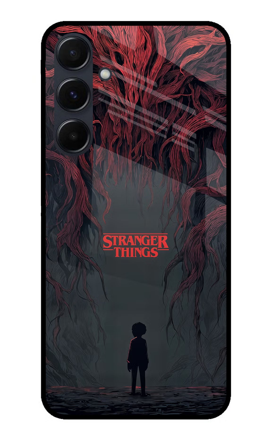 Ordinary Things Dark Side Samsung A35 5G Glass Case Back Cover by Casekaro