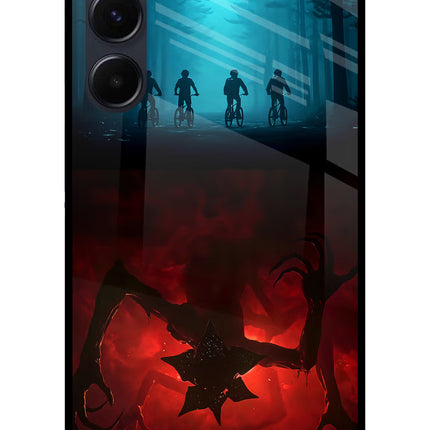Ordinary Things Downside Up Samsung A35 5G Glass Case Back Cover by Casekaro