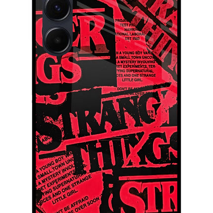 Ordinary Things Samsung A35 5G Glass Case Back Cover by Casekaro