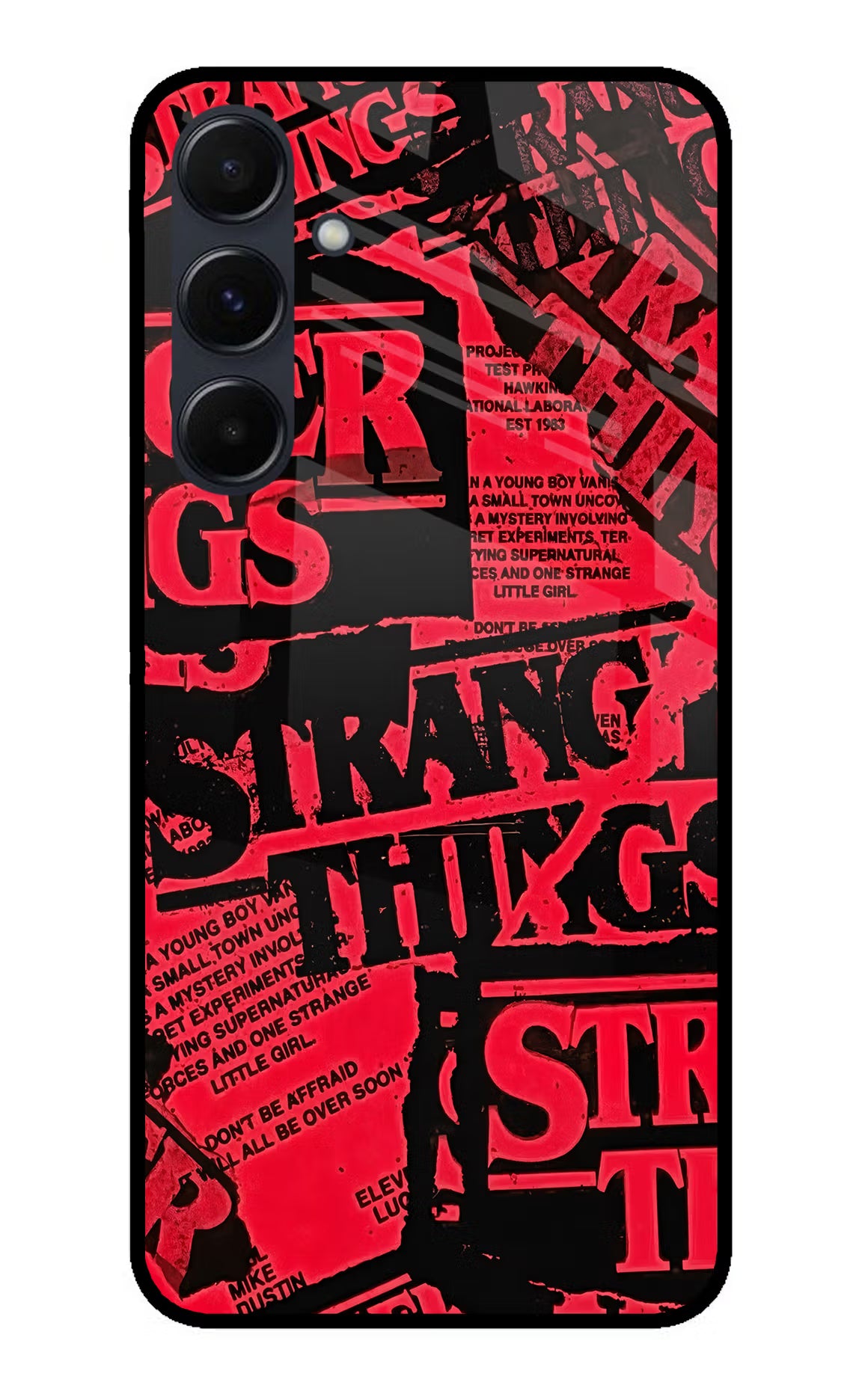 Ordinary Things Samsung A35 5G Glass Case Back Cover by Casekaro
