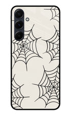 Spider Web Samsung A35 5G Glass Case