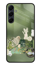 Aesthetic anime Samsung A35 5G Glass Case