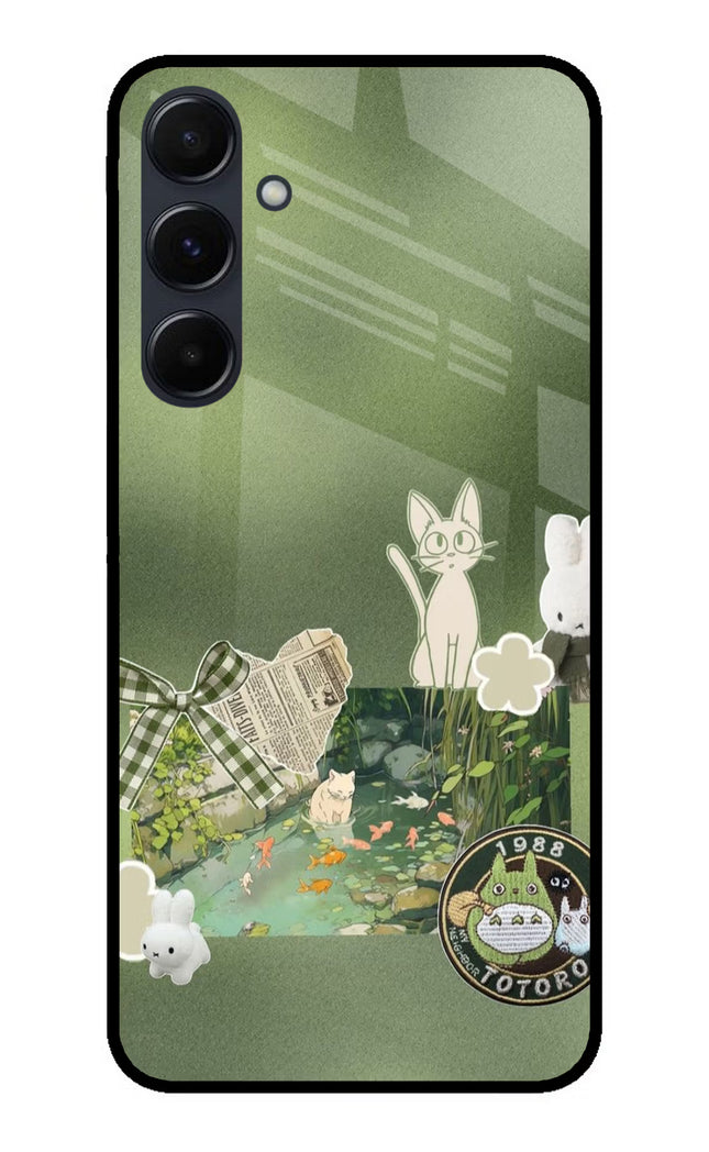 Aesthetic anime Samsung A35 5G Glass Case