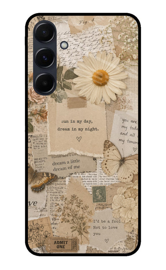 Vintage case Samsung A35 5G Glass Case
