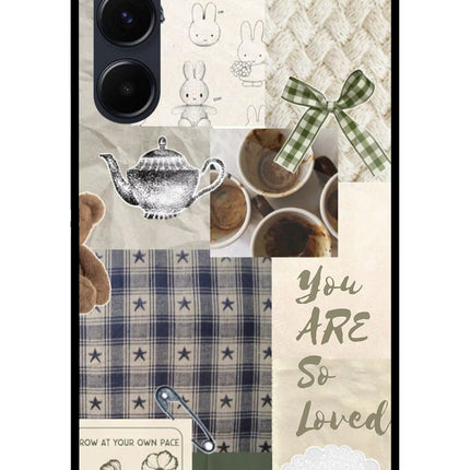 Cookie Samsung A35 5G Glass Case Back Cover by Casekaro