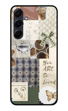 Cookie Samsung A35 5G Glass Case Back Cover by Casekaro