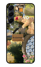 Rain Samsung A35 5G Glass Case Back Cover by Casekaro