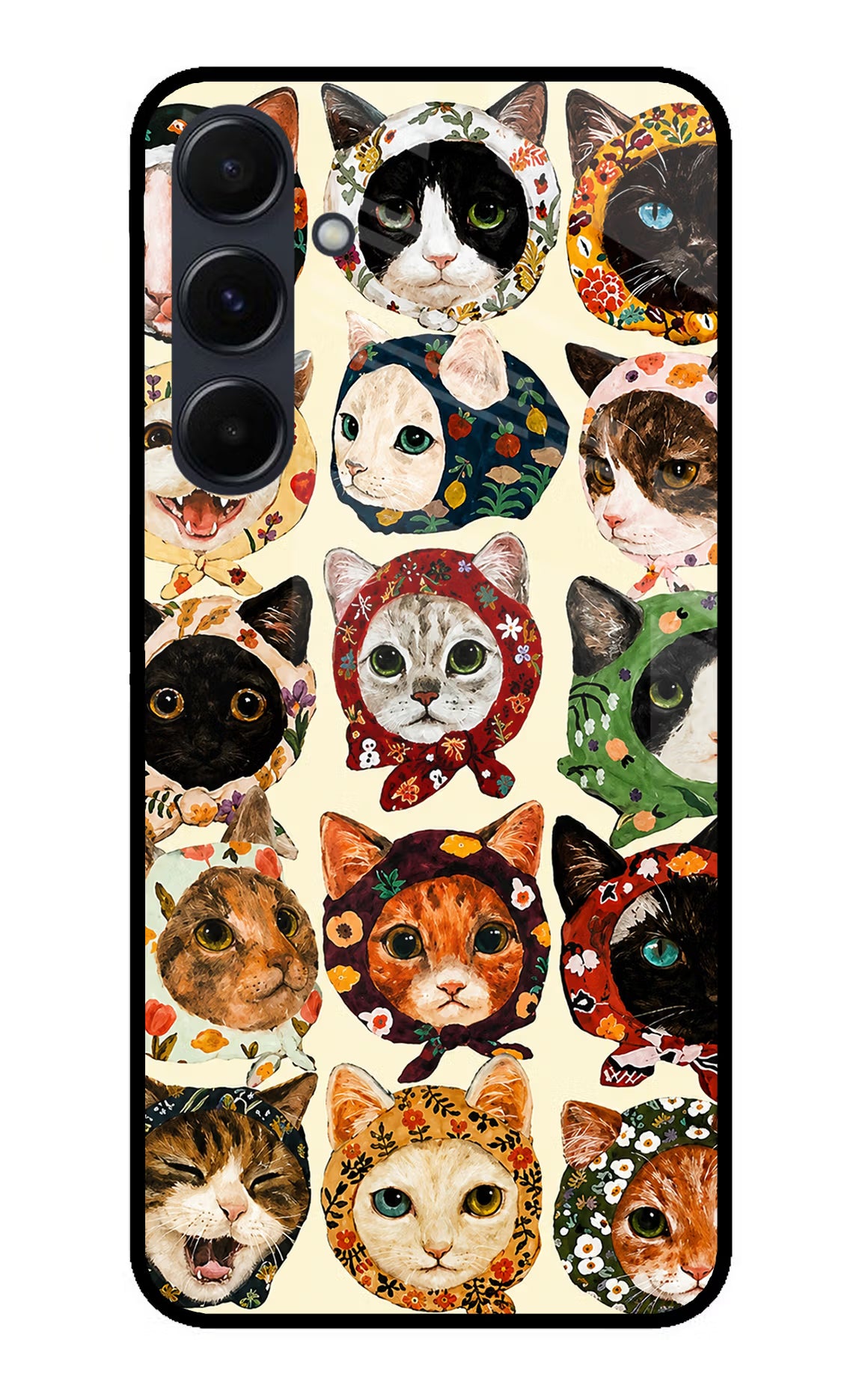 Cool Cat Samsung A35 5G Glass Case