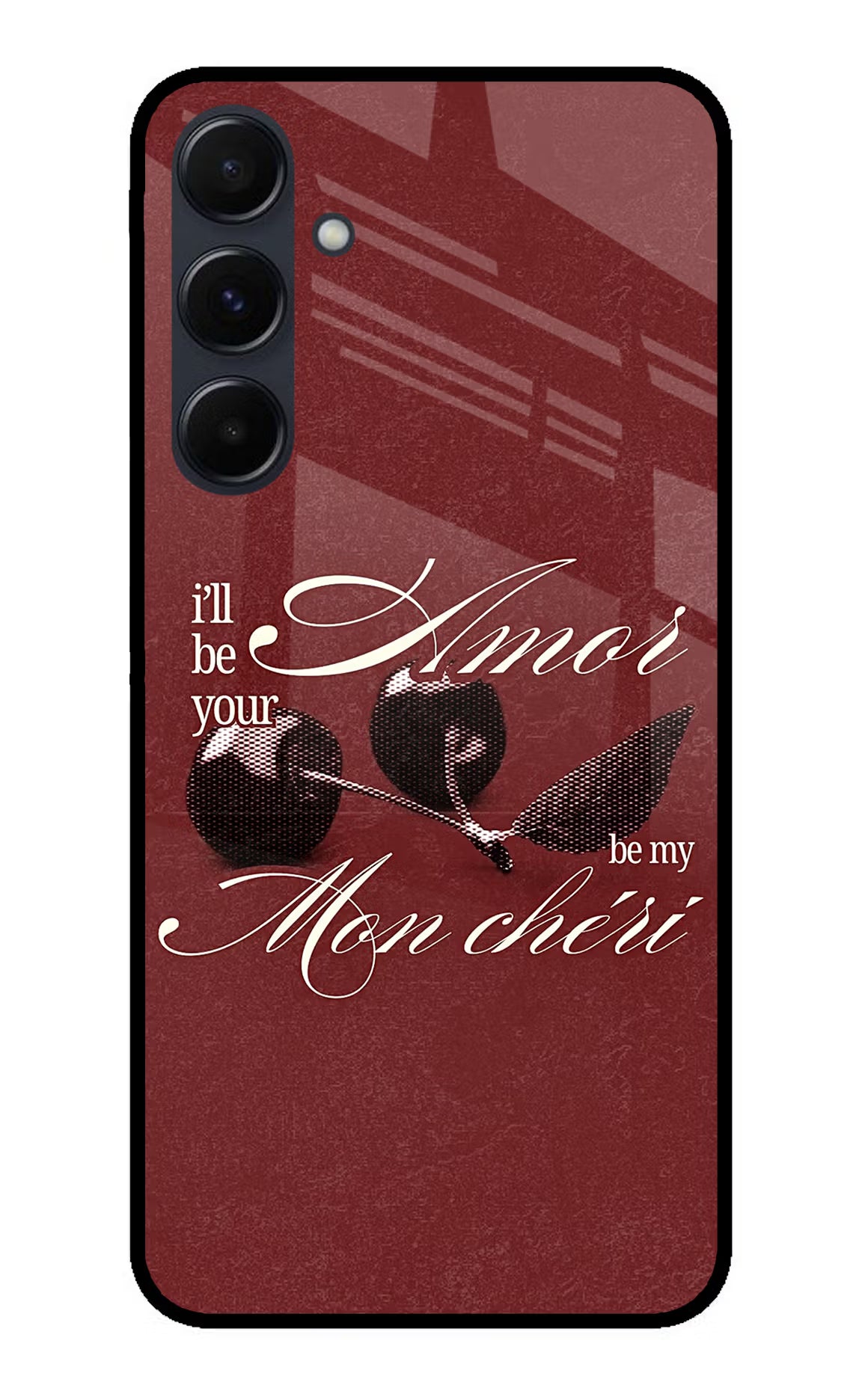 Velvet Cherry Samsung A35 5G Glass Case