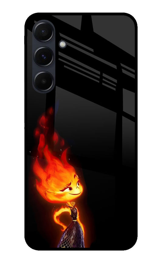 Ember Flame Samsung A35 5G Glass Case