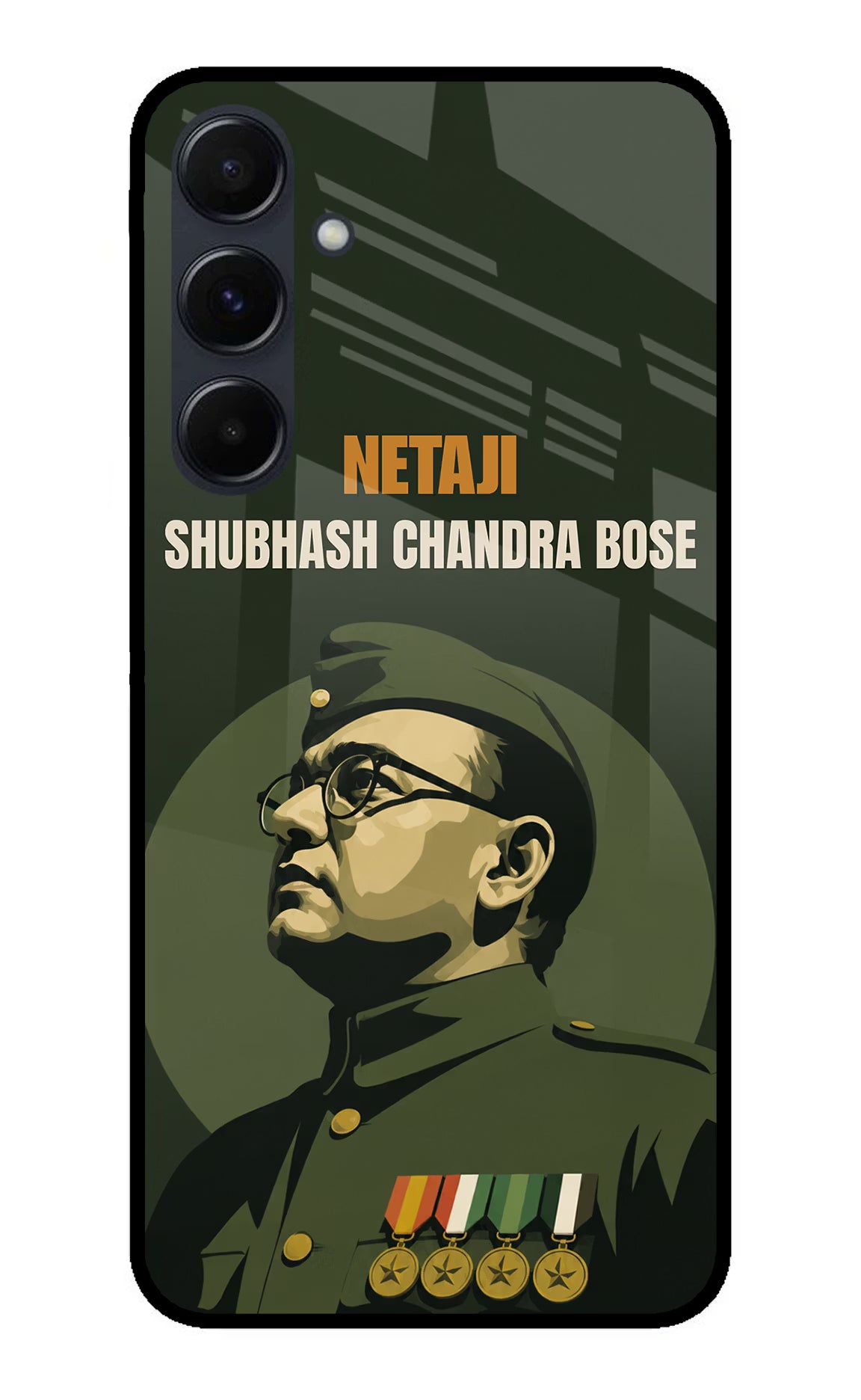Netaji Legacy Samsung A35 5G Glass Case