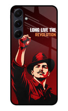 Bhagat Singh Revolution Samsung A35 5G Glass Case