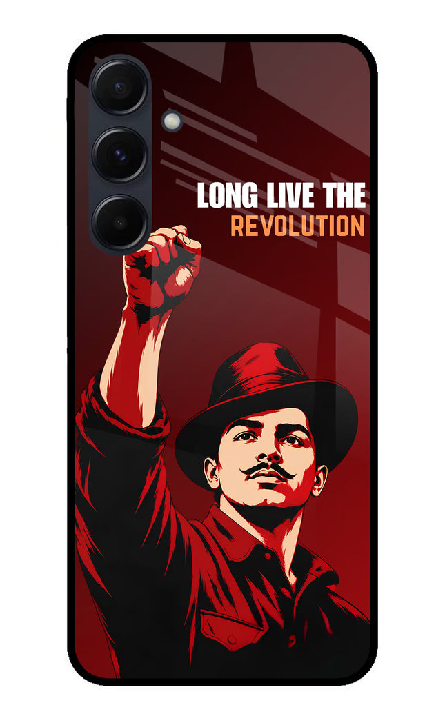 Bhagat Singh Revolution Samsung A35 5G Glass Case