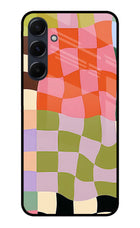 Wavy Grid Samsung A35 5G Glass Case