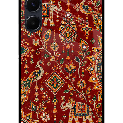 Laal Riwaaz Samsung A35 5G Glass Case