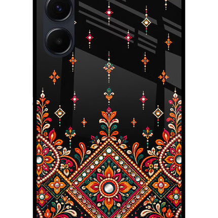 Noir Mehfil Samsung A35 5G Glass Case