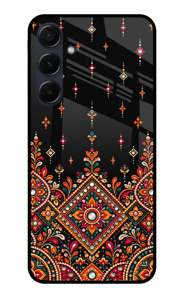 Noir Mehfil Samsung A35 5G Glass Case