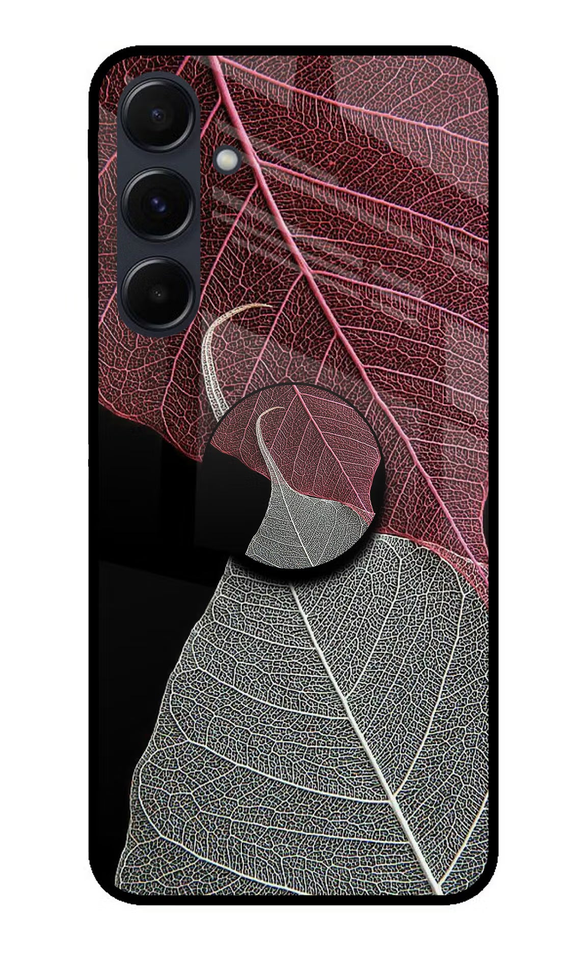 Leaf Pattern Samsung A35 5G Pop Case by Casekaro