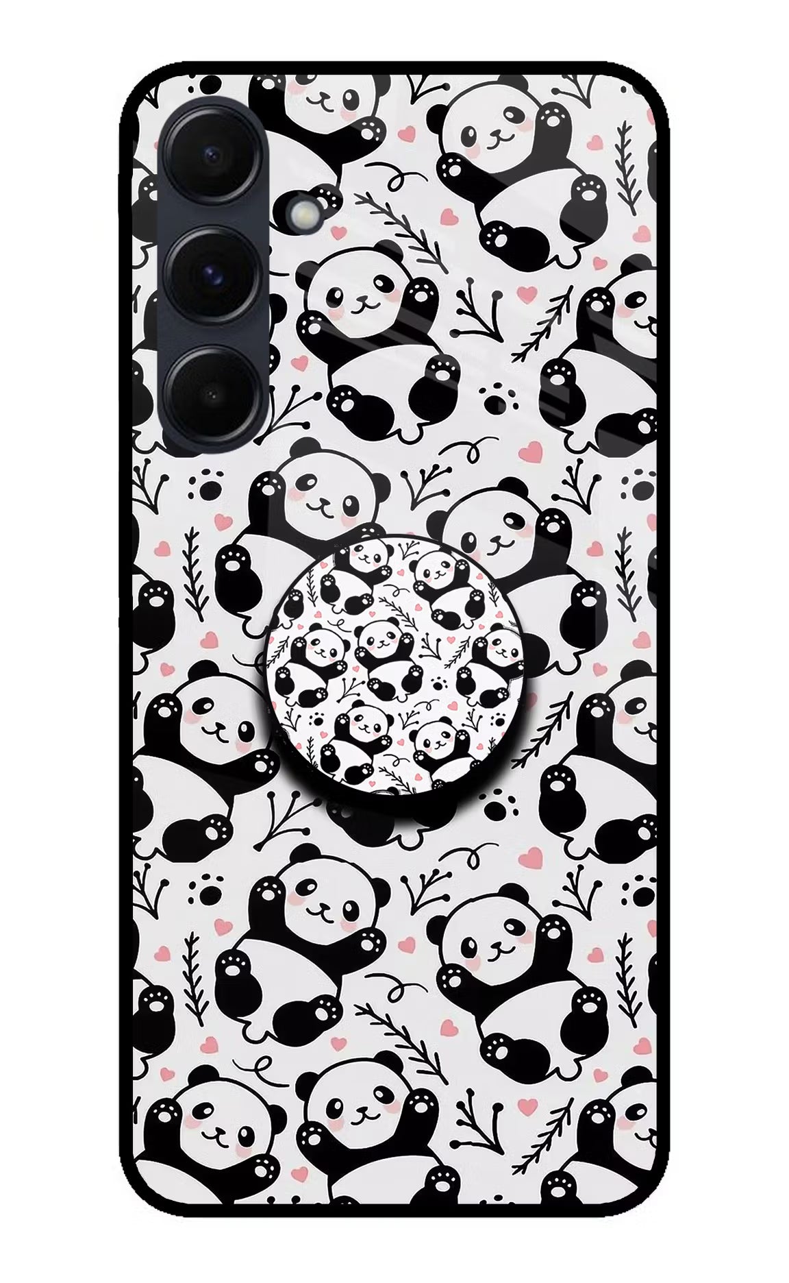 Cute Panda Samsung A35 5G Pop Case by Casekaro