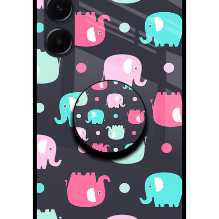 Baby Elephants Samsung A35 5G Pop Case by Casekaro