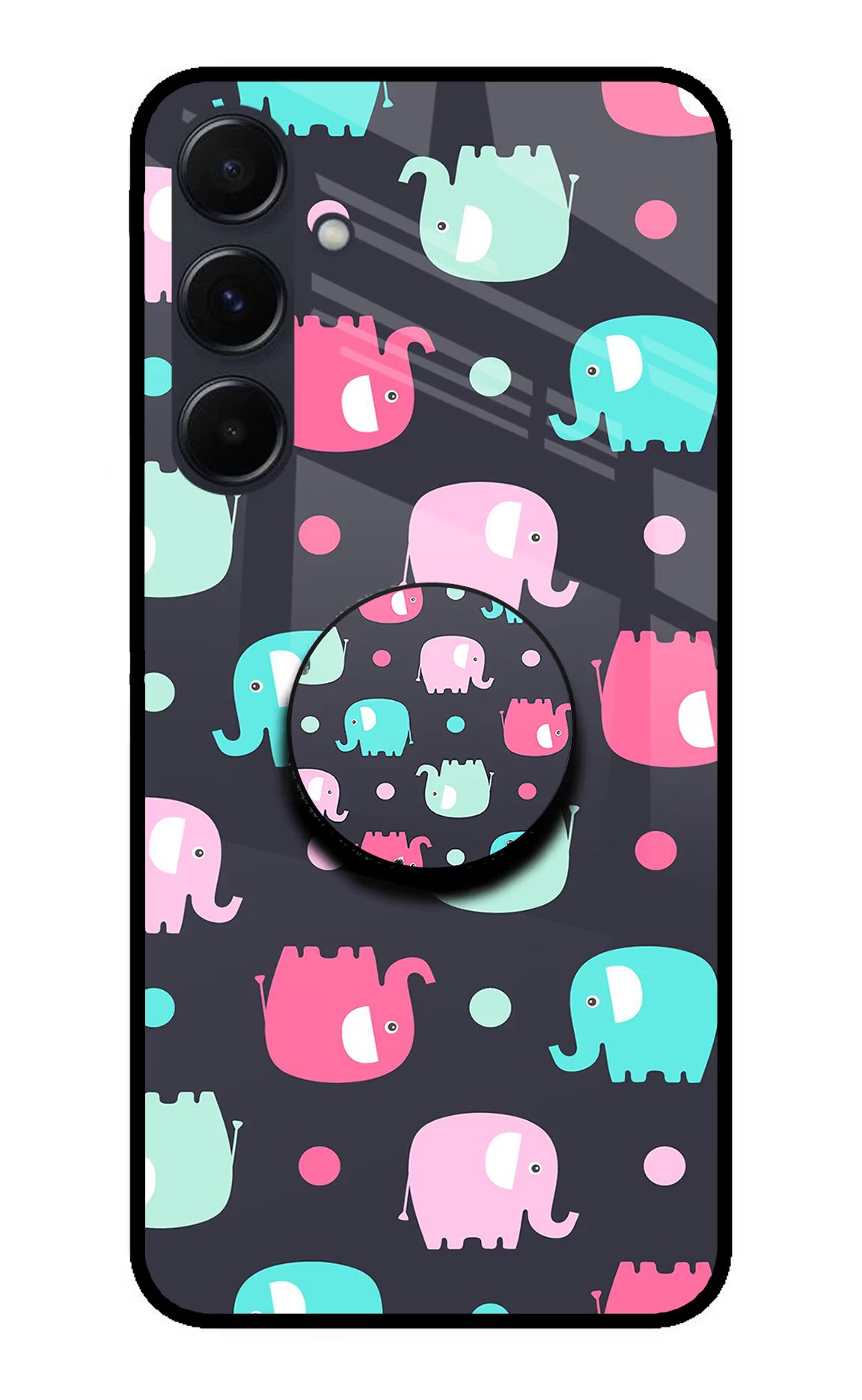 Baby Elephants Samsung A35 5G Pop Case by Casekaro