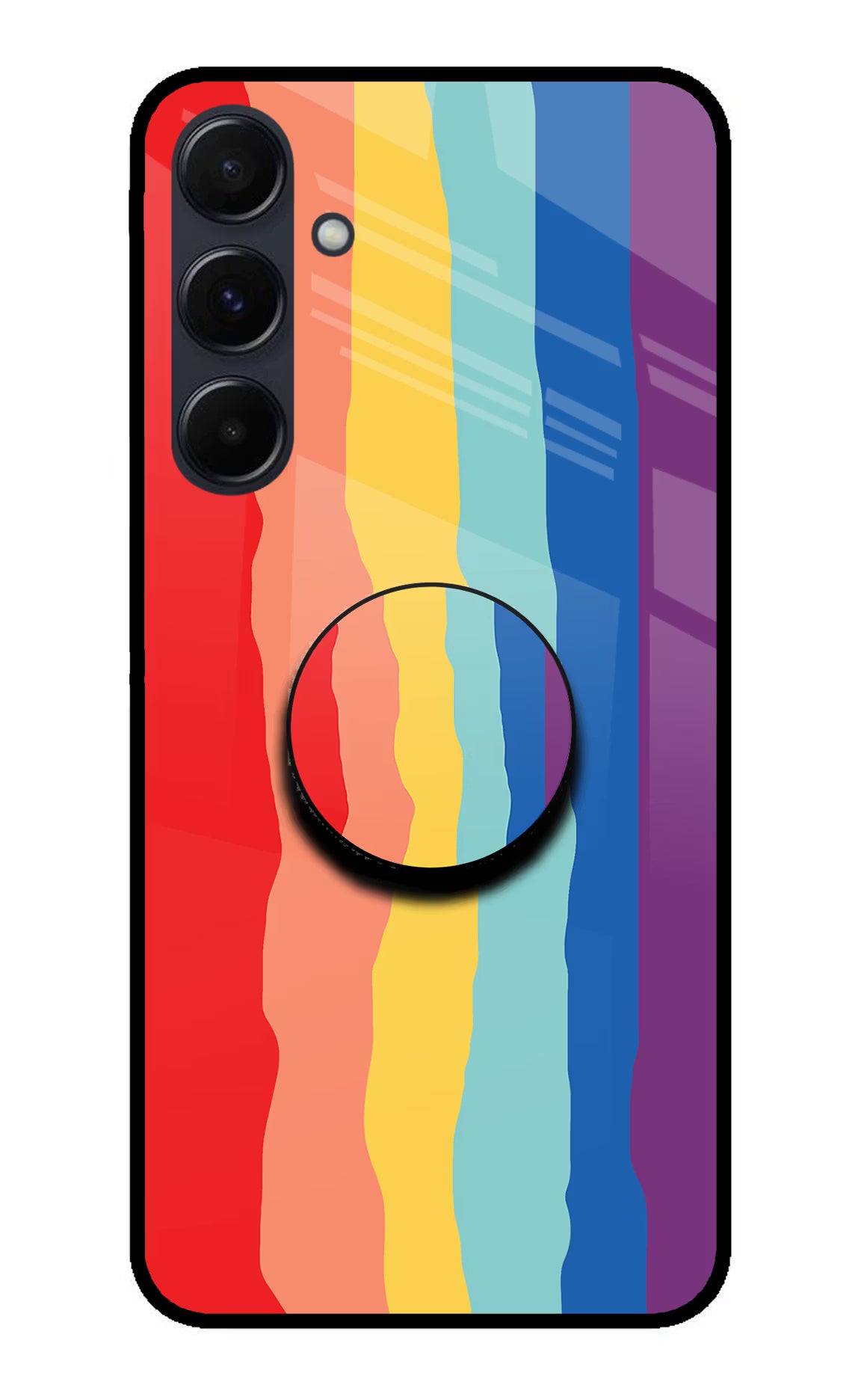 Rainbow Samsung A35 5G Pop Case by Casekaro