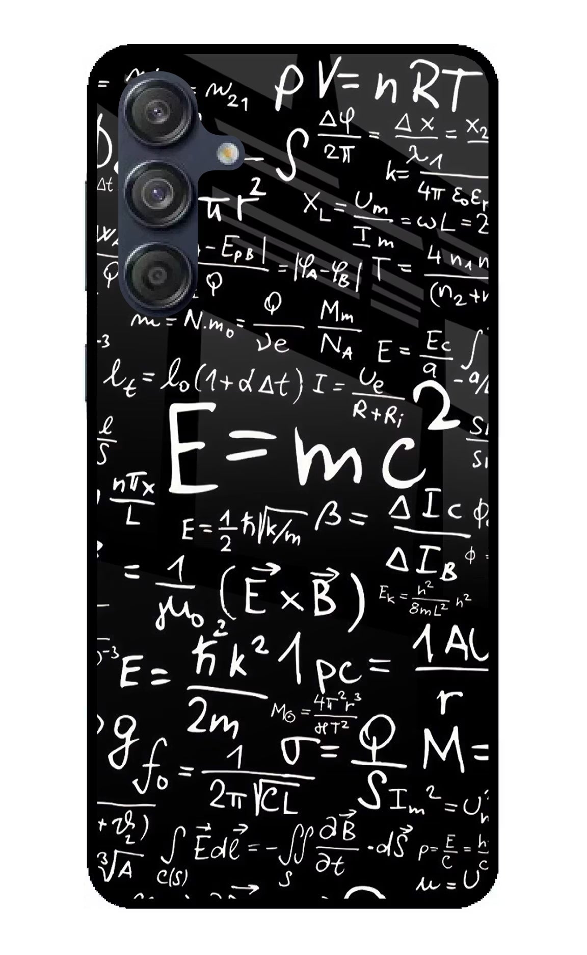 Physics Formula Samsung M55 5G Glass Case Back Cover by Casekaro
