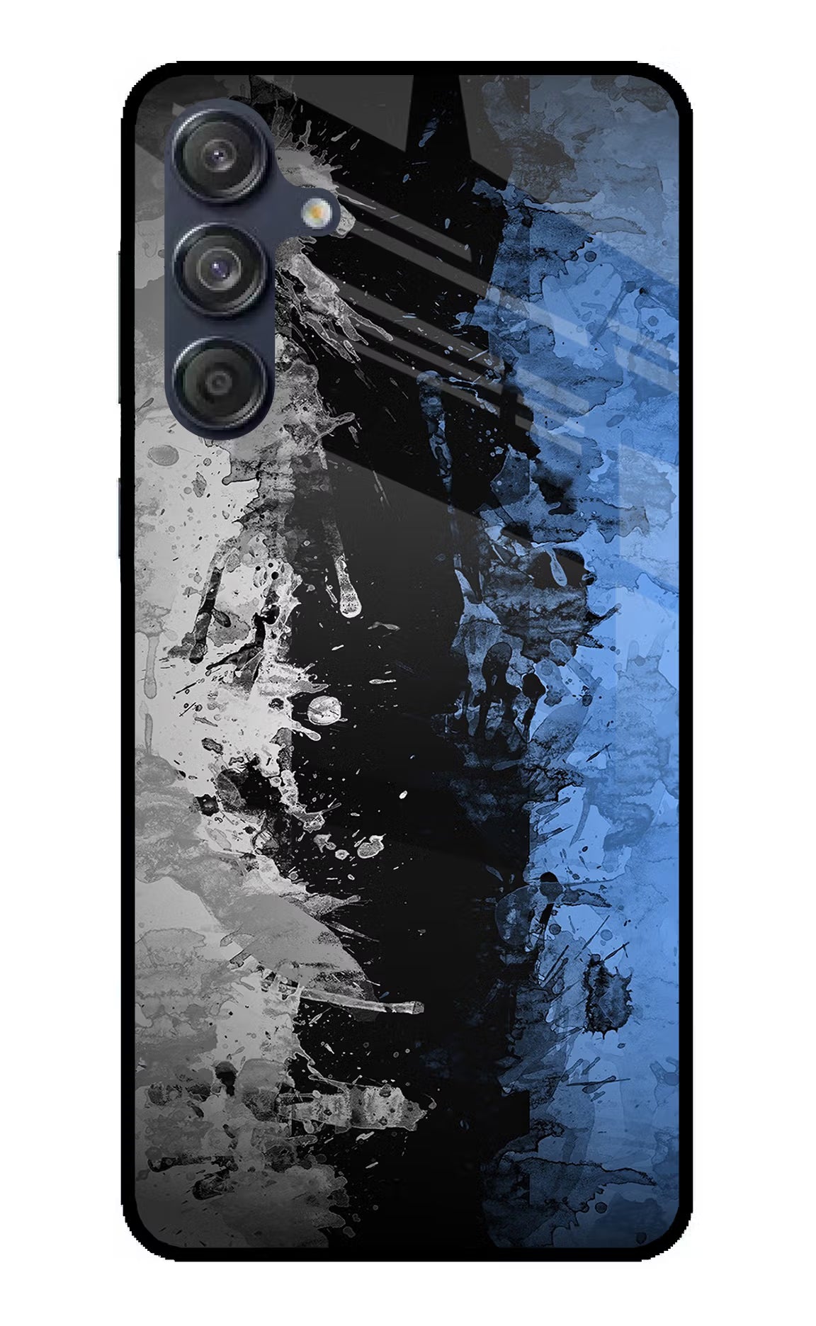 Artistic Design Samsung M55 5G Glass Case Back Cover by Casekaro