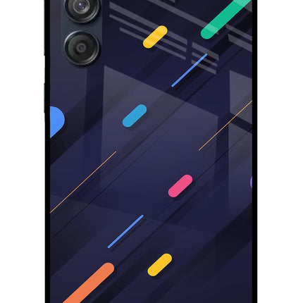 Abstract Design Samsung M55 5G Glass Case