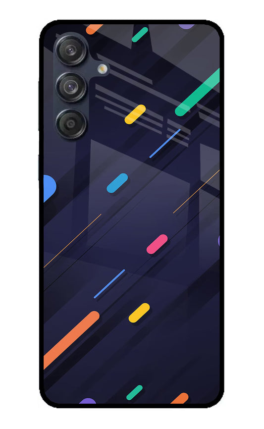 Abstract Design Samsung M55 5G Glass Case