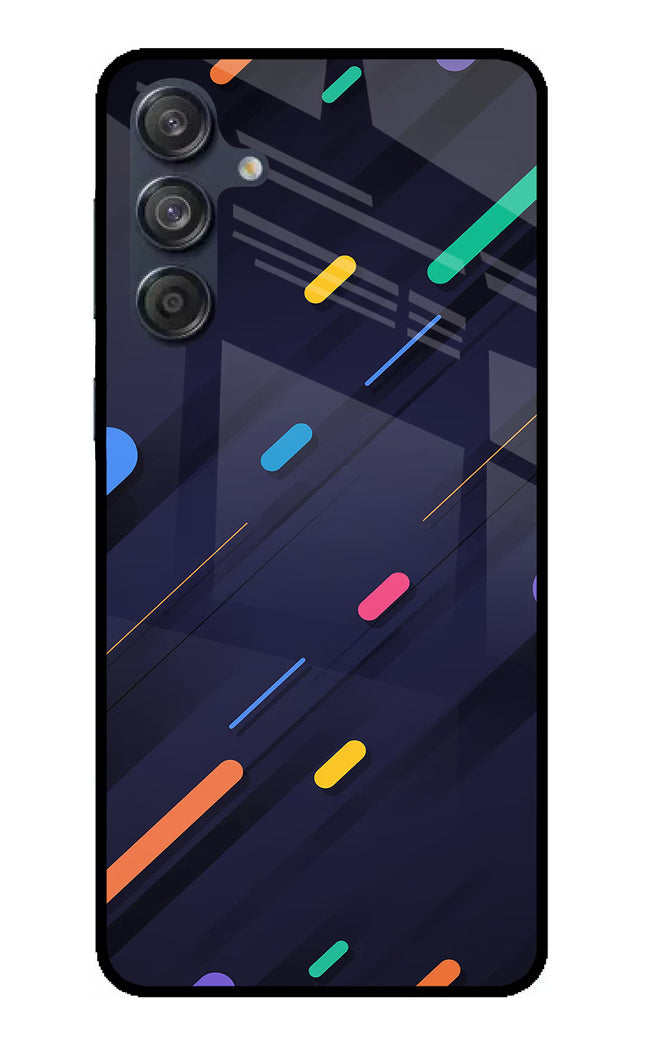 Abstract Design Samsung M55 5G Glass Case
